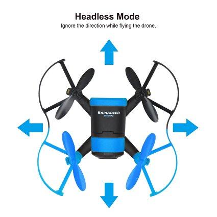 Hasakee Mini RC Helicopter Drone top